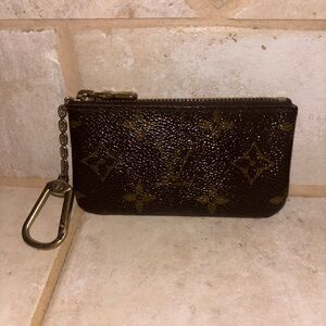 Louis Vuitton Monogram Key Pouch Wallet Coin Case